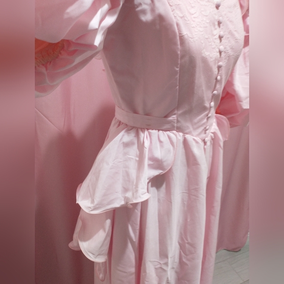 Vintage 1960s Pink Princess Dress - Picture 6 of 13